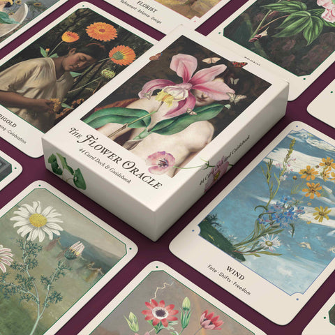 The Flower Oracle: 44 Card Deck and Guidebook | Broccoli